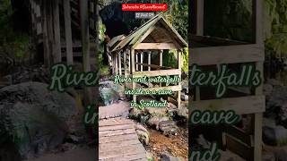 TS 124 River and waterfall inside a cave in Scotland smoocave caves scotland travelvlog travel [upl. by Nedearb953]