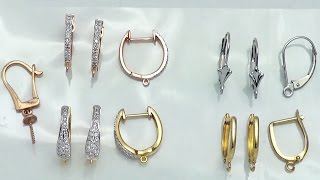 Demonstration of different Leverback Earrings for your Jewelry Designs [upl. by Lorn]