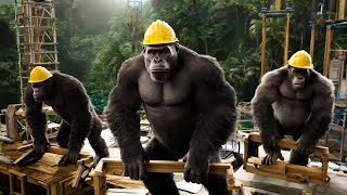 kingkong went to work as a construction worker [upl. by Dutch]