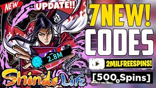 NEW UPDATE ALL WORKING CODES FOR SHINDO LIFE IN 2024  SHINDO LIFE JULY CODES [upl. by Liban400]