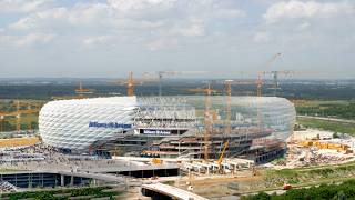 Allianz Arena Munich Germany time lapse  panTerra [upl. by Ethelinda531]