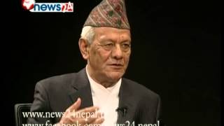 Real Face with Prem Baniya Guest  Lokendra Bahadur Chand [upl. by Kuster]