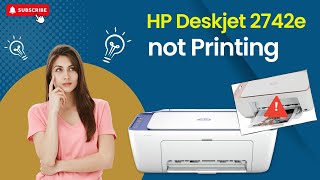 HP Deskjet 2742e not Printing Fixed  Printer Tales [upl. by Witty]