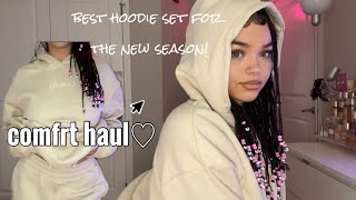 COMFRT haul review  Best hoodie set for fall [upl. by Dahlia]