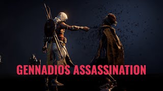 Gennadios Assassination Mission  Finish Akra Garrison Quest  Assassins Creed Origins [upl. by Ardelle]