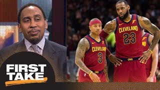 Stephen A Smith says Isaiah Thomas return proves Warriors should be concerned  First Take  ESPN [upl. by Sikes671]