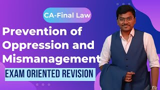 Prevention of Oppression and mismanagement Revision CA Final law [upl. by Olfe]