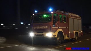 Löschzug  TLF2450 FF Raunheim  RTW DRK OV RaunheimKelsterbach [upl. by Aynotel]