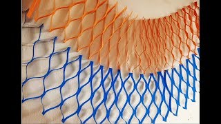 DIY  Mesh Paper Streamers Backdrop  Party Decoration Ideas  Birthday Decorations  Craftastic [upl. by Noscire]