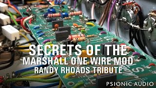 Secrets of the Marshall One Wire Mod  Randy Rhoads Tribute [upl. by Artemisia]