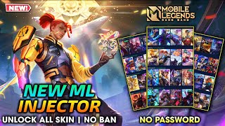 BEST INJECTOR NEW UPDATE 2024  UNLOCK ALL SKIN MOBILE LEGENDS  INJECTOR ML  LATEST PATCH [upl. by Ginsberg735]