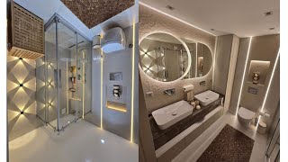 The Most Beautiful Shower Cubicle Bathroom Attached Modern Toilet amp Beautiful Vanity Design [upl. by Dnomayd]