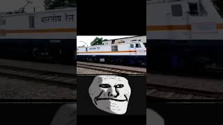 WAP7 Top speed 180💥💀ytshorts youtubeshorts youtube trending train edit wap7 railway [upl. by Lanette181]