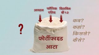 Wheat Flour Fortification Process  FFRC  Hindi [upl. by Bernj40]