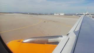 Takeoff Enfidha airport Tunisia 30112018  MT821 [upl. by Anaerdna]