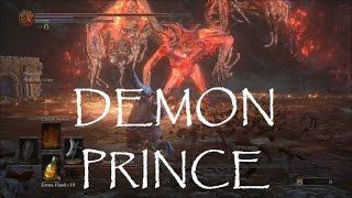 Dark Souls 3  The Ringed City DLC  Demon Prince Boss Fight With Amnesiac Lapp [upl. by Stephani652]