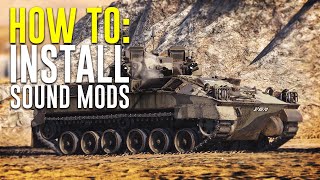 How To Install Sound Mod  Realistic Combat Sound Mod  War Thunder [upl. by Adnilreh]