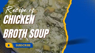 Healthy Gut AntiInflammatory Chicken Broth Soup Recipe [upl. by Kyne]