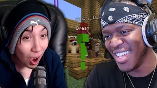 KSI Joins The Dream SMP [upl. by Nosredneh135]