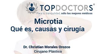 Microtia Qué es causa y cirugía [upl. by Zacks]