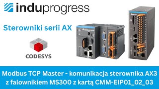 Sterowniki Delta AX programowanie w CODESYS – 25 Modbus TCP  AX3 z VFD MS300 z kartą CMMEIP0x [upl. by Hendrickson306]