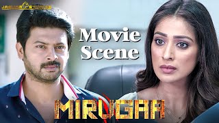 நான் உங்கள பொண்ணு பாக்க வந்துருக்கேன்  Mirugaa Movie Scenes  Srikanth  Raai Laxmi [upl. by Emina]