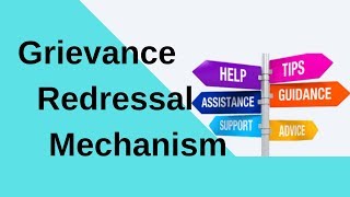 Grievance Redressal Mechanism [upl. by Chuipek]