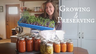 Preserving amp Growing More Food for the Homestead Pantry  Pantry Preparedness [upl. by Atsylac]