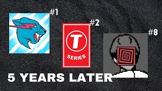 The MOMENT MrBeast PASSED TSeries Top 50  Chat Reaction [upl. by Wilonah]