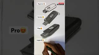 How to draw pen drive 😱😲🔥art drawing shorts artshorts [upl. by Anagnos]