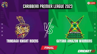 🔴Live Trinbago Knight Riders vs Guyana Amazon Warriors Cricket 22  TKR vs GAW live  Cricket 22 [upl. by Old358]