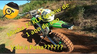 Minha 2º KLX 450R usada avaliação de 1 ano de uso Vale a Pena [upl. by Ilesara]