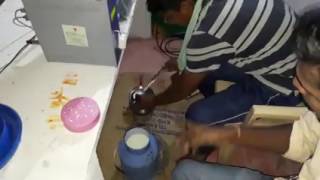 Fat test in Milk in telugu  milk test in hindi english by knaresh [upl. by Ardnot]