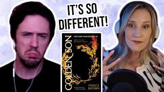 Pierce Brown Dishes On What Makes Golden Son Different From Red Rising [upl. by Nujra]