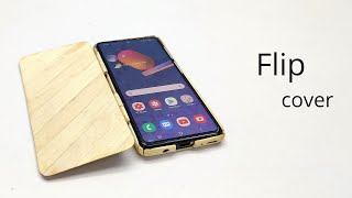 How to Make a Smartphone Flip case from Popsicle Sticks  Diy at home [upl. by Ednalrim]