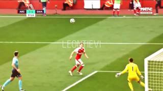 Mesut Ozil Goal V Swansea [upl. by Einhpad]