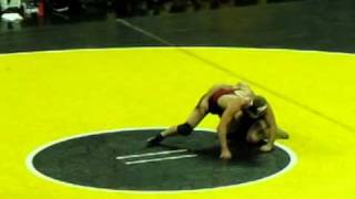 Iowa wrestling 165 Jake Kerr vs Nick Leclere [upl. by Schertz]