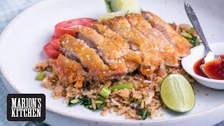 Crispy Chicken with Special Fried Rice  Marions Kitchen [upl. by Annnora524]