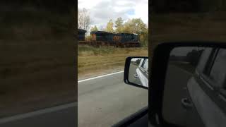 CAUGHT THE CXS OWATONNA MN 10132024 [upl. by Sherlocke]