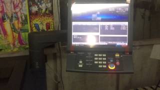 konica minolta bizhub c1060 DUPLEX SETTING FROM HOLD JOB [upl. by Vinay]