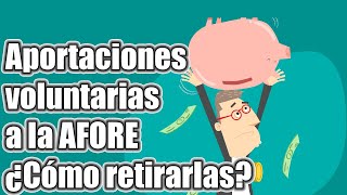 RETIRO PARCIAL DE APORTACIONES VOLUNTARIAS  ¿Que son y cómo retirarlas [upl. by Nylarak]