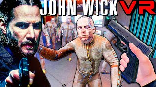 John Wick Plays Boneworks VR Zombie Warehouse [upl. by Areik]