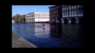 Rowing on a sailboard the RowSurfer [upl. by Marcille]