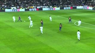 Andrès Iniesta Vs Real Madrid 180112 [upl. by Levan]