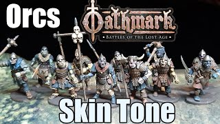 Oathmark Orc skin tones Different kind of color for orc infantry What color to paint [upl. by Colyer161]