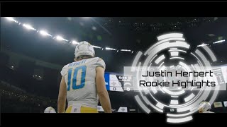 Justin Herbert Mini Tribute 2020 Offensive Rookie of the Year Highlights [upl. by Arbma987]