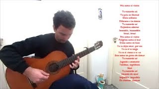 Fría como el viento Luis Miguel cover guitarra fingerstyle [upl. by Naj]