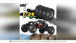 ✔️4pcs Beadlock Metal Wheel Rims 51mm 10quot Tire Rubber Tires Set For Traxxas 118 Trx4m Defender Br [upl. by Yraccaz]