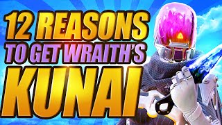 Wraiths Heirloom 12 Reasons To Unlock It In 1 Min  APEX LEGENDS Wraiths heirloom Kunai [upl. by Rehm841]