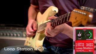 RC1 Loop Station Demonstration BOSS Sound Check [upl. by Romona172]